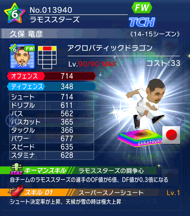 No.13940 久保竜彦【14-15】