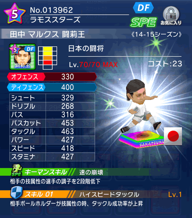 No.13962 田中マルクス闘莉王【14-15】