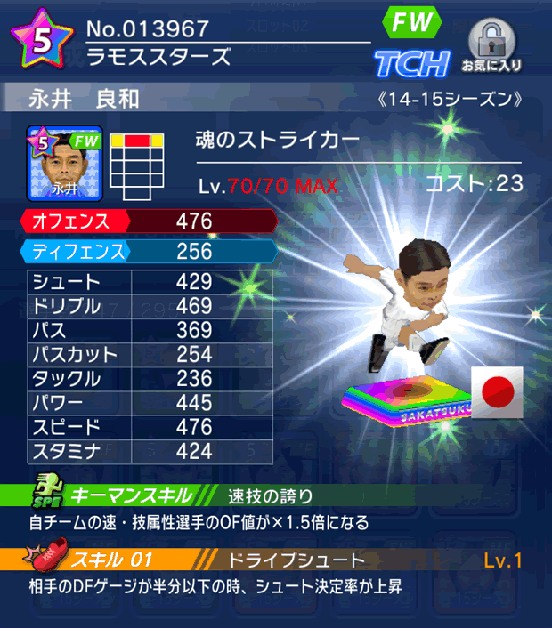 No.13967　永井良和【14-15】