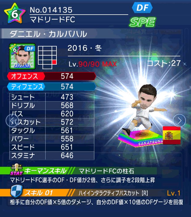 No.14135 ダニエル・カルバハル【16・冬】