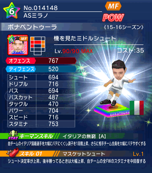 No.14148 ボナベントゥーラ【15-16】