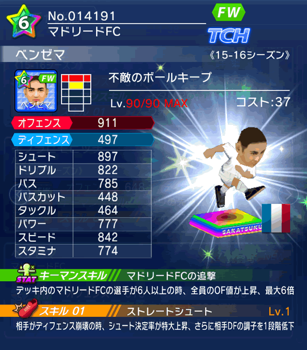 No.14191 ベンゼマ【15-16】