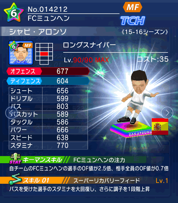 No.14212 シャビ・アロンソ【15-16】