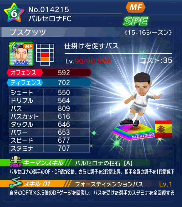 No.14215 ブスケッツ【15-16】