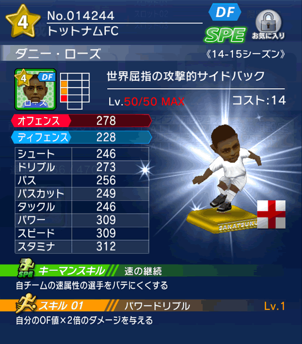 No.14244 ダニー・ローズ【14-15】