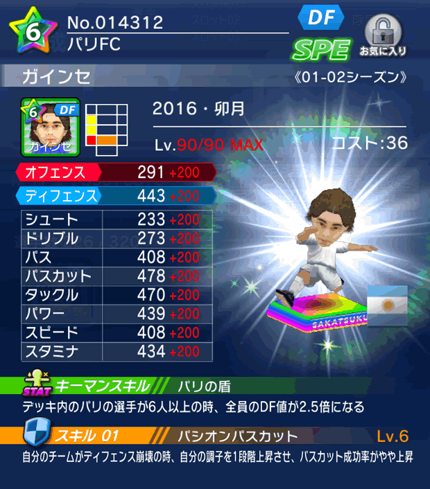 No.14312 ガインセ【16・卯月】