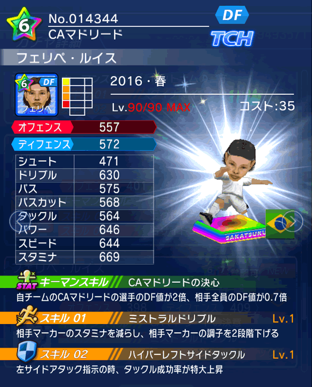 No.14344 フェリペ・ルイス【16・春】