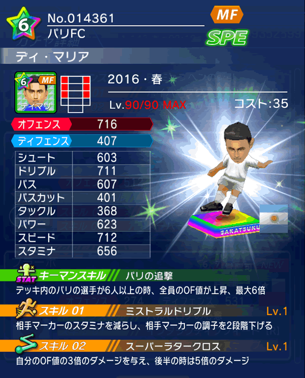 No.14361 ディ・マリア【16・春】