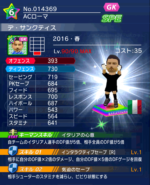 No.14369 デ・サンクティス【16・春】