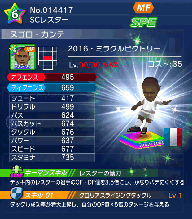 No.14417　ヌゴロ・カンテ【16・V】