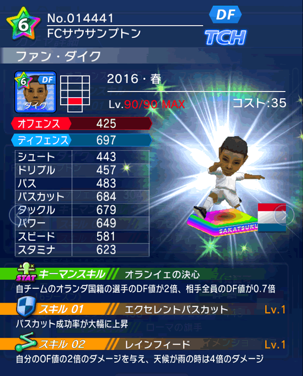 No.14441　ファン・ダイク【16・春】