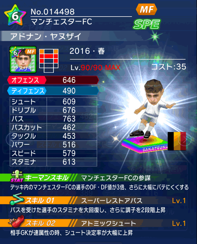 No.14498 アドナン・ヤヌザイ【16・春】