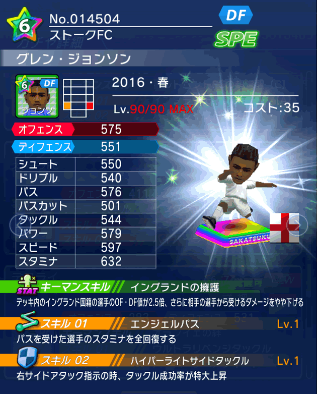 No.14504　グレン・ジョンソン【16・春】