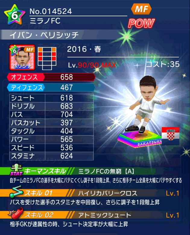 No.14524　イバン・ペリシッチ【16・春】