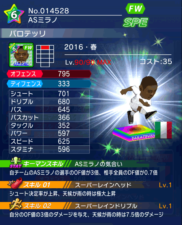 No.14528　バロテッリ【16・春】