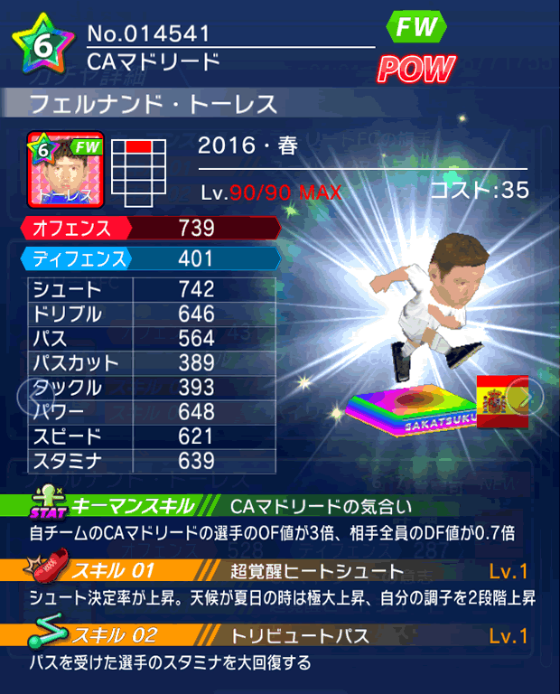 No.14541　フェルナンド・トーレス【16・春】