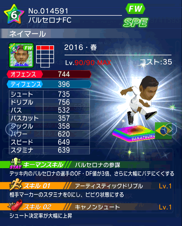 No.14591　ネイマール【16・春】