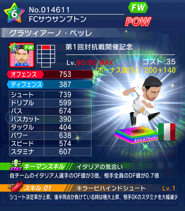 No.14611　グラツィアーノ・ペッレ【co・BP】