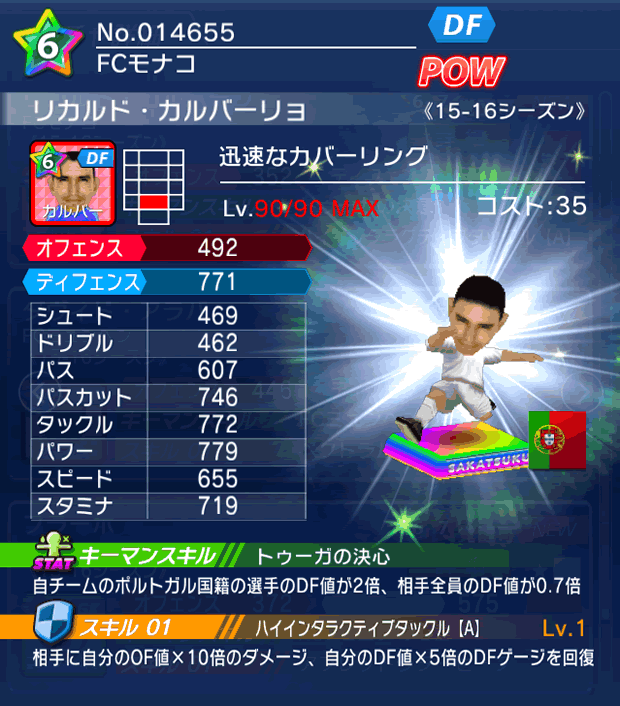 No.14655 リカルド・カルバーリョ【15-16】