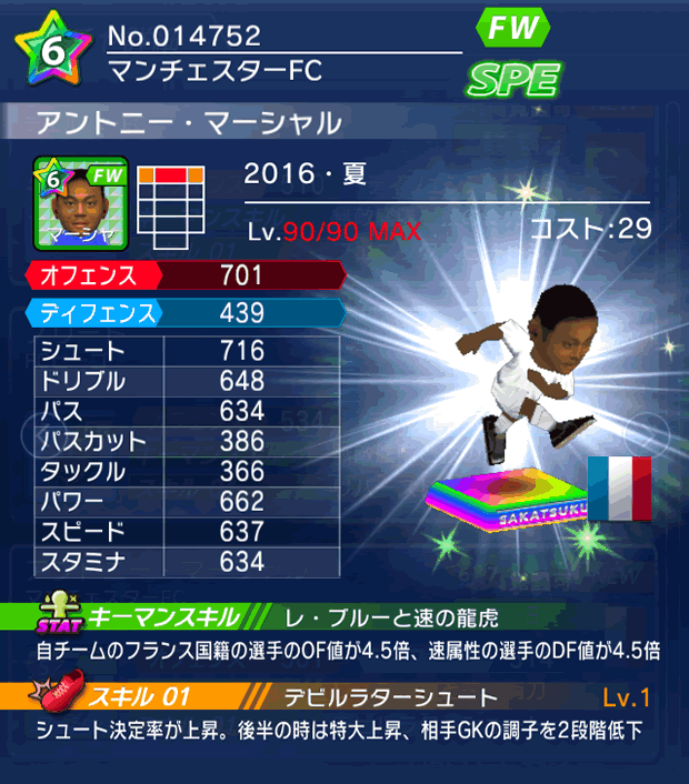 No.14752　アントニー・マーシャル【16・夏】