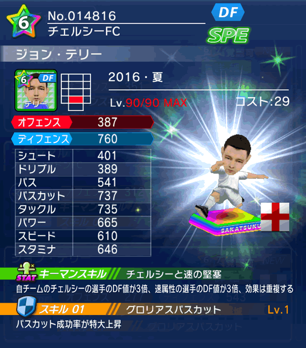 No.14816　ジョン・テリー【16・夏】