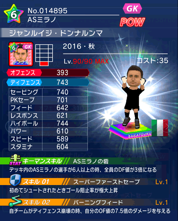 No.14895　ジャンルイジ・ドンナルンマ【16・秋】