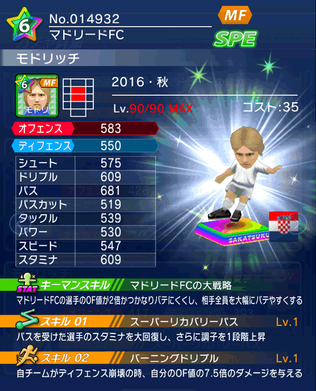 No.14932 モドリッチ【16・秋】