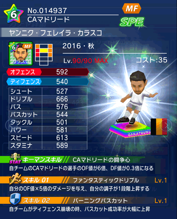 No.14937　ヤンニク・フェレイラ・カラスコ【16・秋】