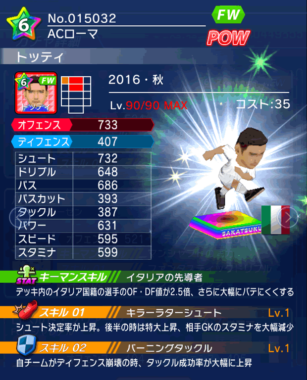 No.15032 トッティ【16・秋】