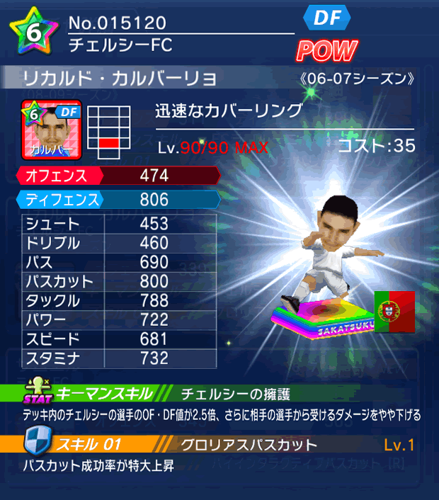 No.15120　リカルド・カルバーリョ【06-07LS】