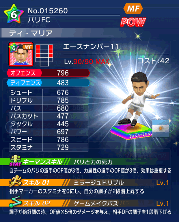 No.15260 ディ・マリア【No.11】