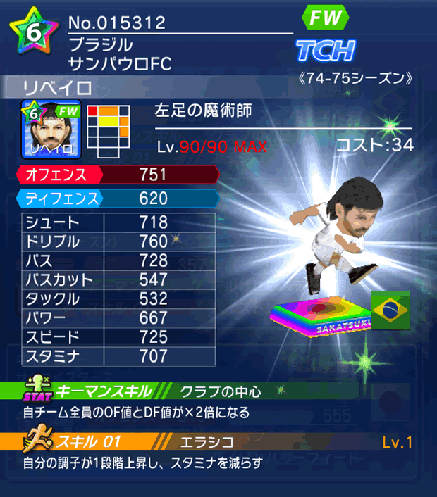 No.15312　リベイロ【74-75cs】