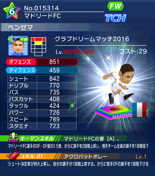 No.15314 ベンゼマ【CDM・16】