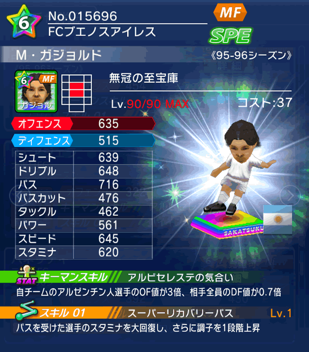 No.15696 M・ガジョルド【95-96G】