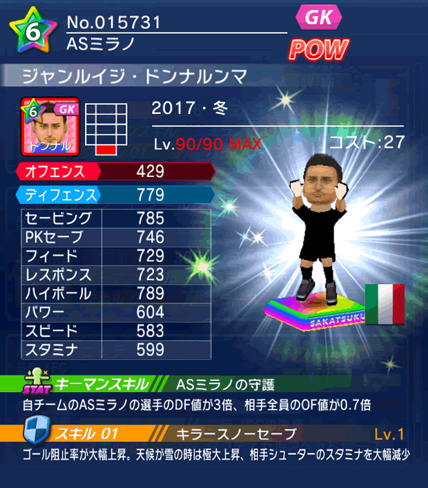 No.15731 ジャンルイジ・ドンナルンマ【17・冬】