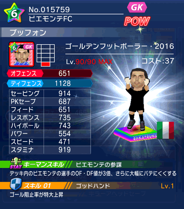 No.15759　ブッフォン【GFB16】