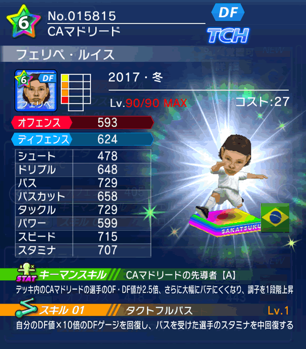 No.15815 フェリペ・ルイス【17・冬】