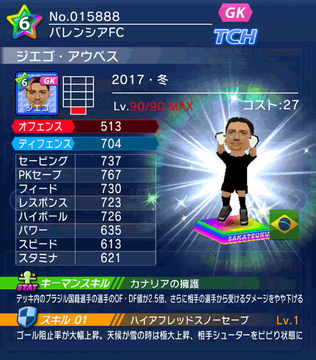 No.15888 ジエゴ・アウベス【17・冬】