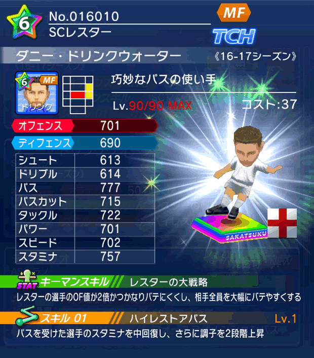 No.16010 ダニー・ドリンクウォーター【16-17】