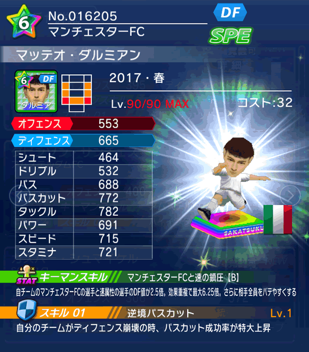 No.16205　マッテオ・ダルミアン【17・春】