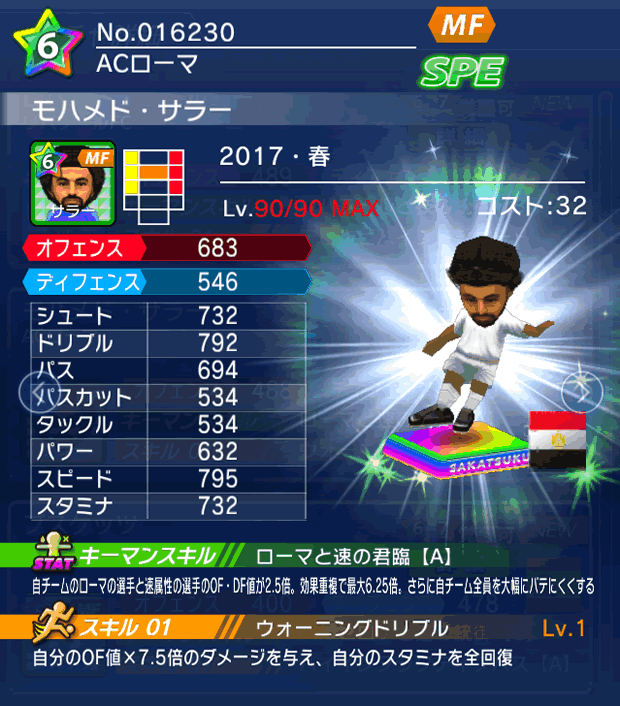 No.16230 モハメド・サラー【17・春】