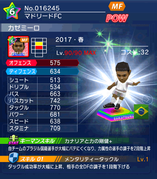 No.16245 カゼミーロ【17・春】