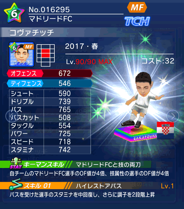 No.16295 コヴァチッチ【17・春】