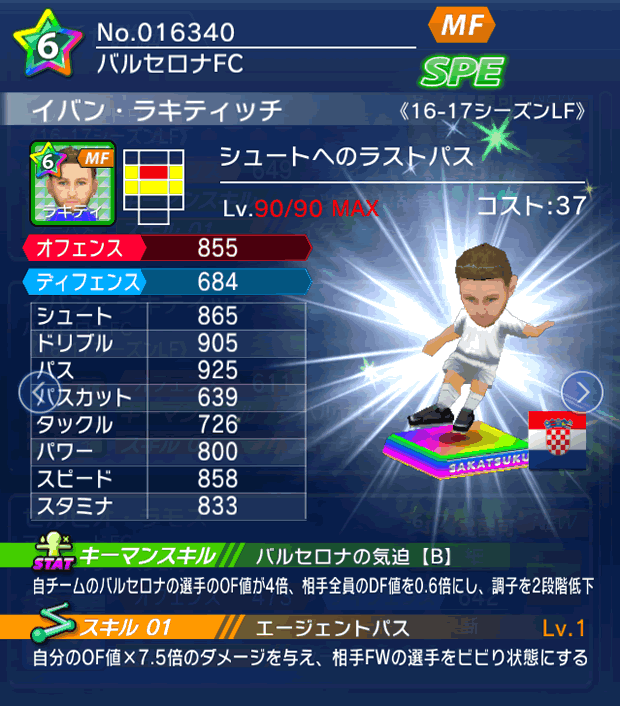 No.16340 イバン・ラキティッチ【16-17LF】