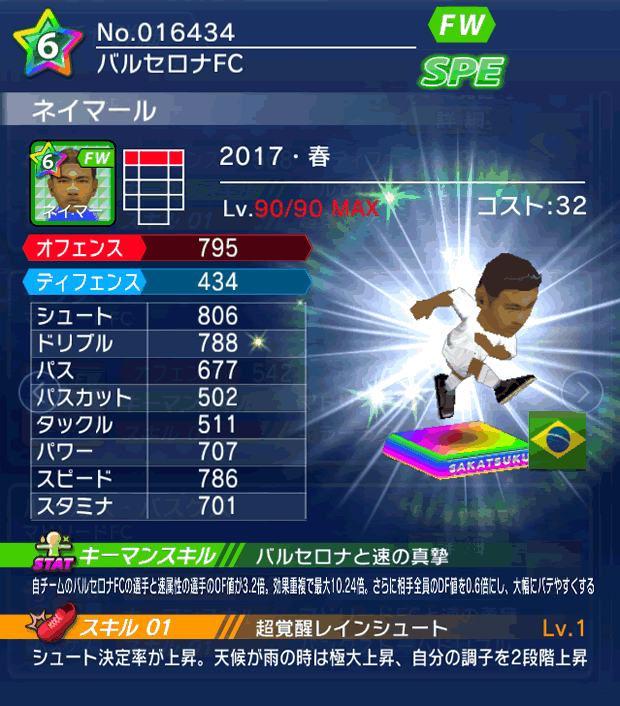 No.16434 ネイマール【17・春】