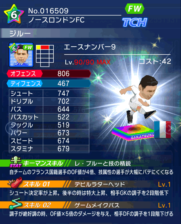 No.16509　ジルー【No.9】