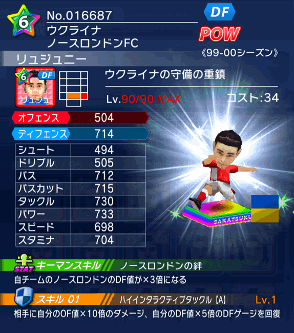 No.16687　リュジュニー【99-00cs】