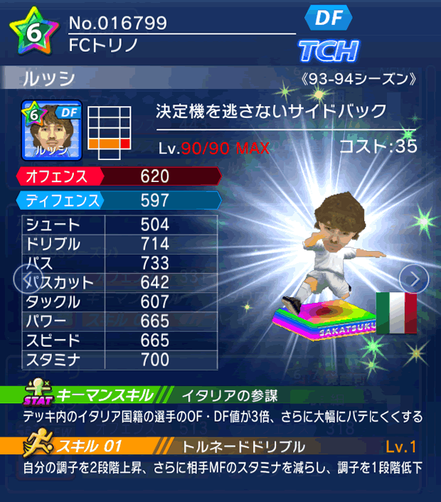 No.16799 ルッシ【93-94LL】