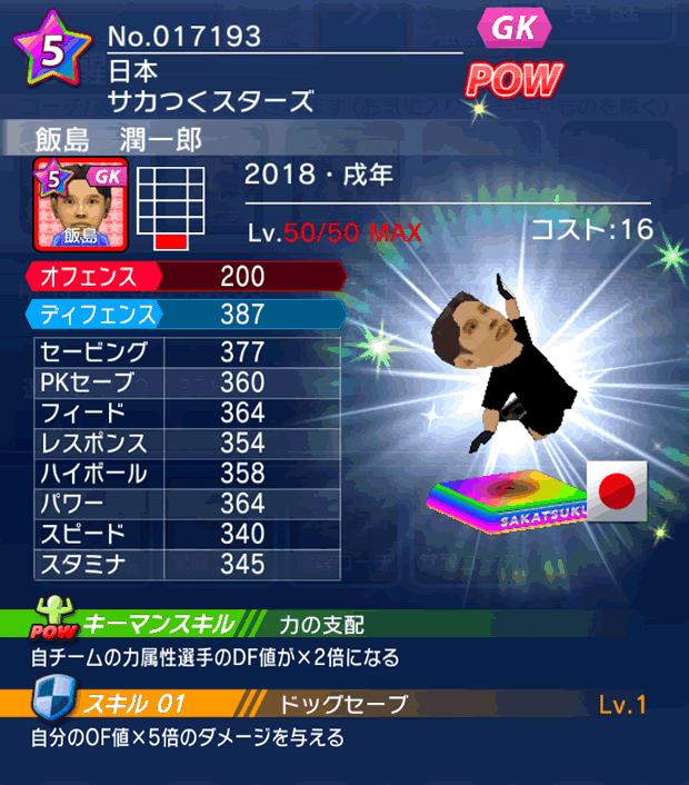 No.17193 飯島潤一郎【18・戌年】