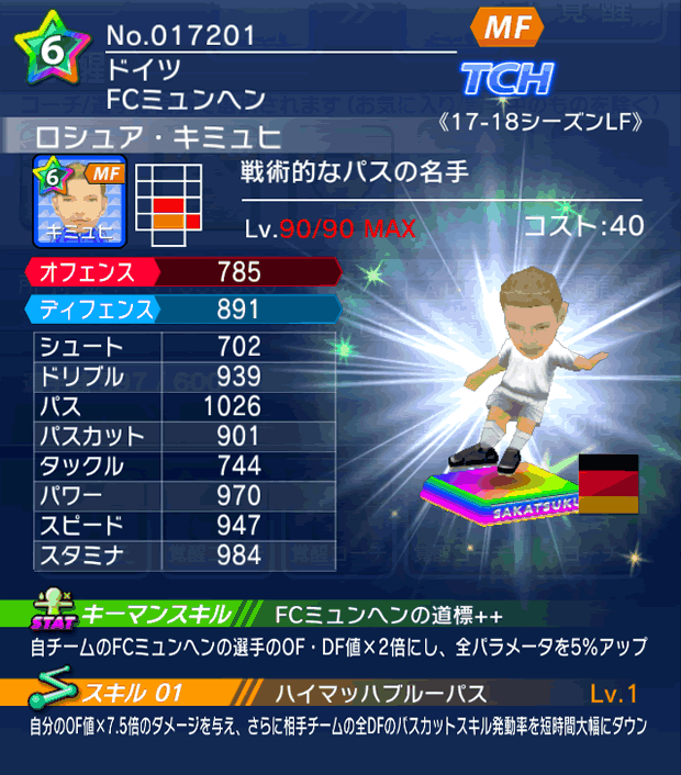 No.17201　ロシュア・キミュヒ【17-18LF】